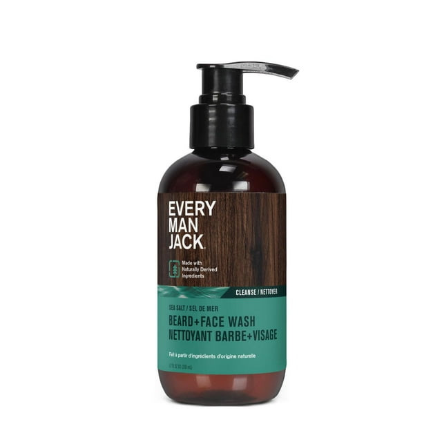 Every Man Jack Beard + Face Wash Sea Salt 200ML