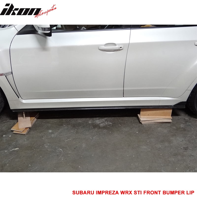 Fits 08-14 Subaru Impreza WRX STI Style 4Dr Side Skirts - Carbon Fiber CF