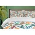 thumbnail image 3 of Ambesonne Tribal Duvet Cover Sets, Mayan and Aztec, 2-Queen, Multicolor, 3 of 6