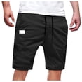 thumbnail image 2 of Ceisia Men's Pocket Cargo Shorts Casual Multi-Pocket Lightweight Summer Work Pants Gifts for Father Black M, 2 of 4