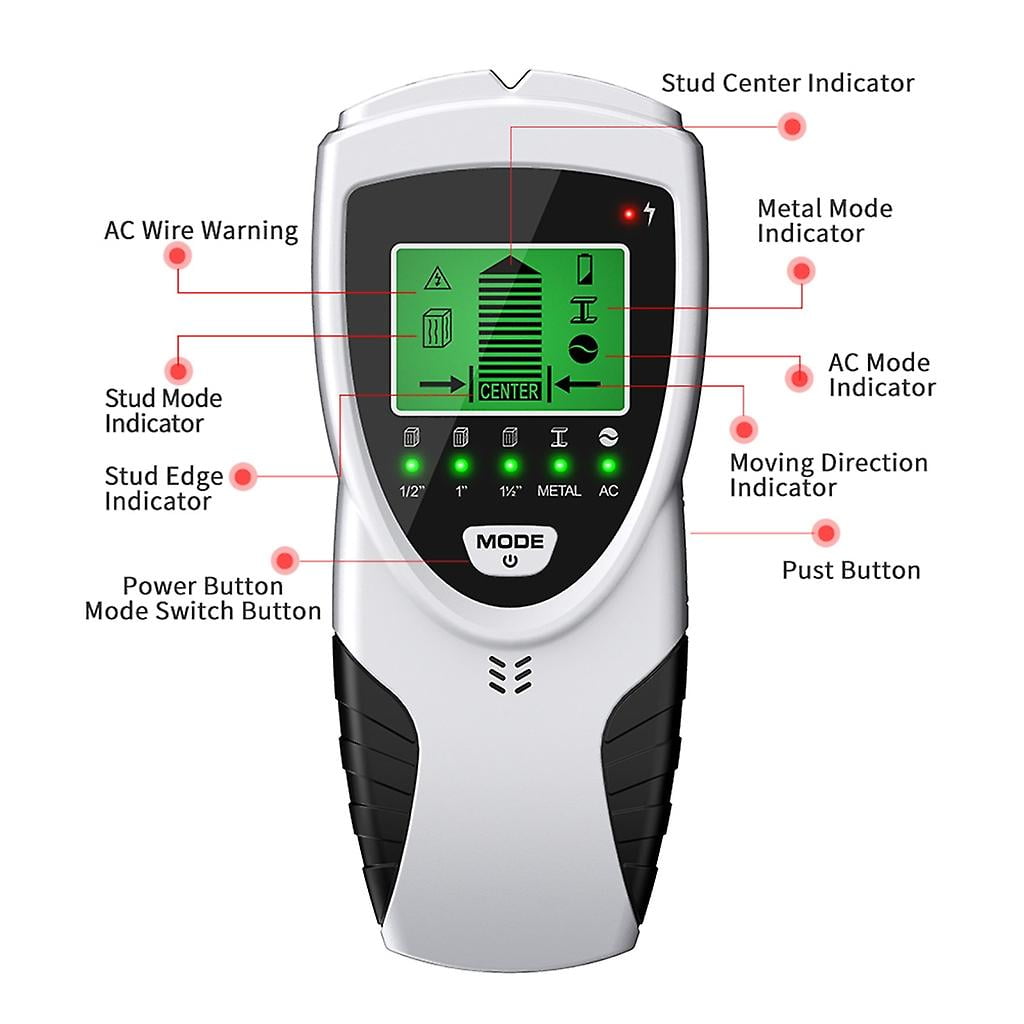 Electronic Stud- Detector Wall Scanner for Wood Metal Studs Detection Backlit