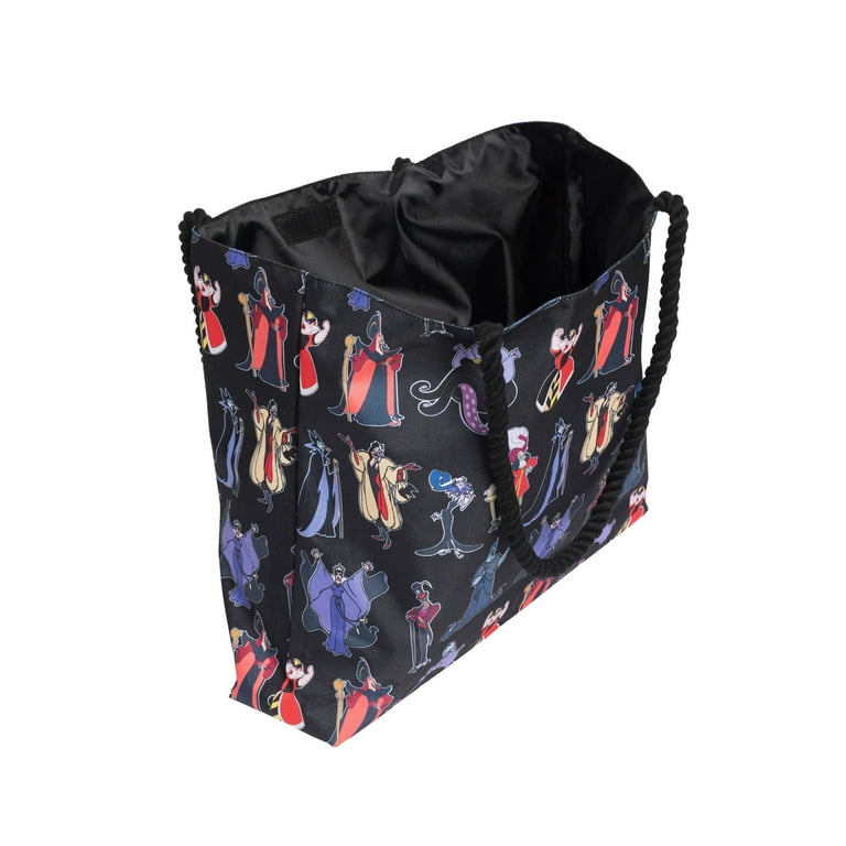 Womens Disney Villains Tote Bag Rope Handle Travel Beach Carry-on Crue –  Open and Clothing