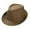 Beige, variant on Unisex Retro Solid British Jazz Sun Hat - Polyester, Casual, 58cm Circumference