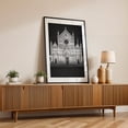 thumbnail image 2 of Basilica di Santa Croce, Firenze 02 B&W - Florence Tuscany Italy Photography Architecture Black and White City Night Sky Minimalist Travel Poster Black Framed Wall Art Print 5 x 7 inches, 2 of 8