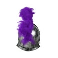 thumbnail image 3 of Nicky Bigs Novelties Adult Roman Helmet With Red Fake Feather Plume Greek Gladiator Costume Helmets Trojan Legion Helmet, 3 of 4