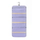thumbnail image 3 of Organizador de joyas de doble cara, organizador de joyas colgante, soporte de joyería plegable de pared antienredos con 48 bolsillos. Violeta claro, 3 of 9