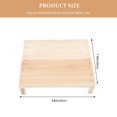 thumbnail image 2 of LEEYNEER Household Multi-functional Foot Supporting Stool Wooden Foot Resting Step Stool, 2 of 6