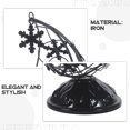 thumbnail image 5 of KAKOWELY Candelabro de metal con base estable, candelabro de luna hueca, 5 of 5