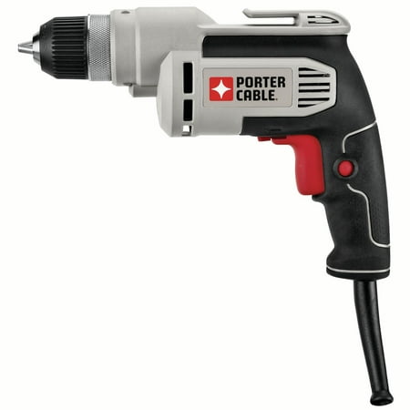 PORTER CABLE 6.0-Amp 3/8-Inch Variable Speed Corded Drill, (Best Value Corded Drill)