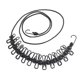 thumbnail image 1 of Sonducket Tendedero de ropa, colgador de secado, accesorio de fijación para tendedero de ropa carpas Negro, 1 of 6