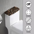 thumbnail image 3 of ZIATUBLE Mushroom Toilet Tank Cover Lid Reusable Toilet Lid Cover Tank Covers Easy to Clean Toilet Tank Lid Covers for Bathroom Full Coverage Design Toilet Tank Protector Cover, 3 of 5