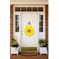 thumbnail image 4 of Eveokoki Summer Door Sign Sunflower Welcome Home Door Hanger Vintage Door Sign Front for Door Decoration Wreaths Decorations Door Hanging Farmhouse Porch Wall Outdoor 12"x12", 4 of 5