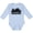 AE-Light Blue, variant on Inktastic Singapore City Skyline with Grunge Boys or Girls Long Sleeve Baby Bodysuit