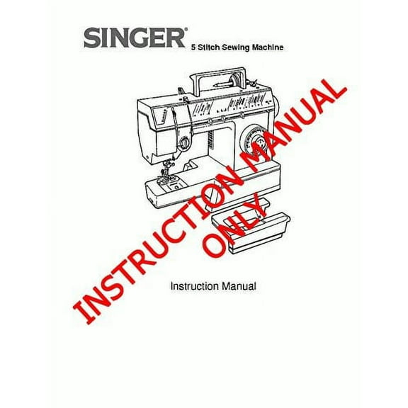 Singer 5817-57817-FM17-5820-7025 Sewing Machine/Embroidery/Serger Owners Manual