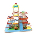 thumbnail image 1 of Juego de garaje con accesorios, coches de helicóptero, juego de rol, lavado, garaje de tres niveles, juguete de simulación, pista de coches para la, 1 of 9