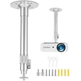 thumbnail image 1 of Montaje proyector mejorado, ajustable 360°, techo/pared, plata, 1 of 3