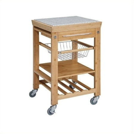 bamboo kitchen island with inlaid granite top walmart com bamboo kitchen island with inlaid granite top walmart com