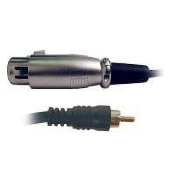Hosa Unbalanced Interconnect Cable, XLR3F To RCA, 5 Ft