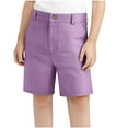 thumbnail image 2 of Delliss Girls' Summer Solid Color Wrinkle Resistant Versatile Suit Shorts 3-16 Years, 2 of 7