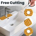 thumbnail image 3 of Sikiie Vintage Leopard Print Sunflower Splash Guard for Sink Faucet-1 PC Super Absorbent Fast Drying Mat Sink Gadgets-Splash Guard for Kitchen, Sink Mat, 3 of 7