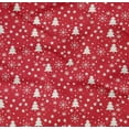 thumbnail image 4 of oneOone Cotton Poplin Twill Bright Red Fabric Snowflake,Star & Tree Sewing Craft Projects Fabric Prints By Yard 56 Inch Wide, 4 of 4