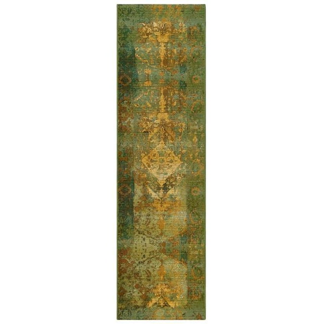 Trans-Ocean Importe MNAR8804306 Tapis d'Intérieur et d'Extérieur Liora Manne Marina 23 Po x 7 Pi - Vert