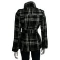 thumbnail image 4 of Ci Sono Black and White Double Breasted Coat, 4 of 4