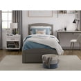 thumbnail image 6 of AFI Warren Twin Wood Platform Bed with Headboard Footboard & Twin Trundle, Grey, 6 of 15