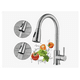 thumbnail image 1 of Grifo Mezclador Para Fregadero De Cocina Acero Inoxidable, 1 of 4