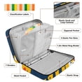 thumbnail image 4 of Haosy Accordion File Organizer Zipper Binder 500 Sheet 6-Tab Expanding File Folder Multi-Pocket 1.2 Inch 3 Ring Cute Hand Drawn Bug, 4 of 7