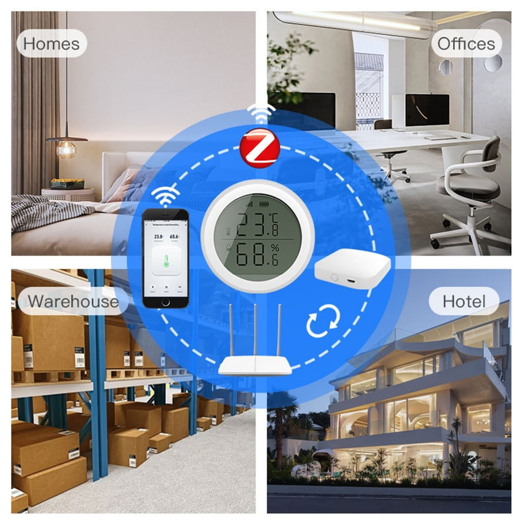 Geemin Professional Humidity Temperature Meter Sensor For Residential Commercial Space