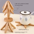 thumbnail image 3 of Juego de salvamanteles de madera para platos calientes decorativos Bokynu, aislantes del calor, 3 of 6