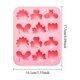 thumbnail image 2 of Molde de silicona de 12 cavidades for chocolate, dulces, pasteles, lindas formas de flores, abejas, mariposas y hojas, ideal for hielo, gomitas y mini bandejas de postres, 2 of 2