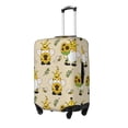 thumbnail image 2 of Cauagu Gnomes Bees And Sunflowers Print Travel Luggage Cover,Travel Dust-proof Suitcase Cover Softside Suitcase Protector for 18-32inch,Not Included Suitcase, 2 of 8
