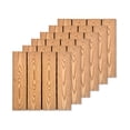 thumbnail image 1 of Piso Deck Madera Natural Wpc Modular Jardín 30x30cm Fácil Instalación 6pzs, 1 of 8