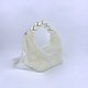 thumbnail image 3 of Zhuge Bolso de hombro tejido para mujer, bolso de mano tejido, bolso de mano tejido elegante para playa de verano, bolsos de hombro de 5,51 x 4,33 x 5,9 pulgadas (blanco), 3 of 5