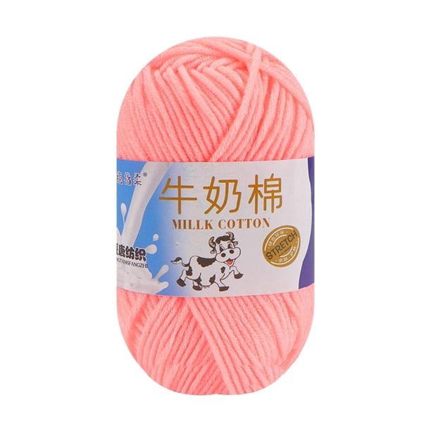 Hilo para tejer Hilo de punto Madejas cómodas y ligeras Hilo de lana Hilo de crochet Rosa