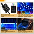 thumbnail image 4 of Waywe RGB Truck Bed Light Strip 3PCS 60" 270 LEDs Neon Accent Lighting with RF Remote On/Off Switch Splitter Extension Cable for 12 V Car Cargo Pickup SUV RV Boat, 4 of 9