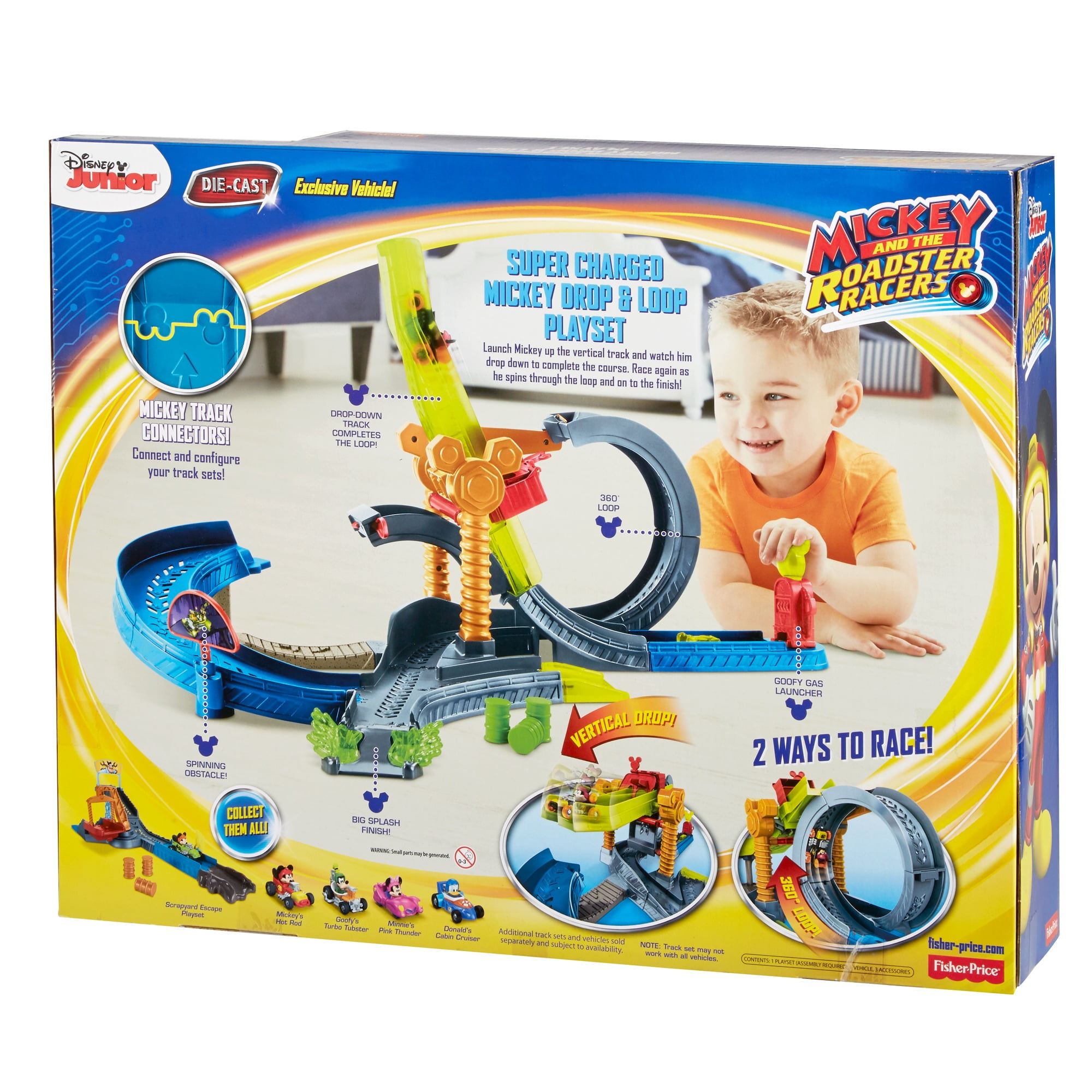 mickey mouse car track