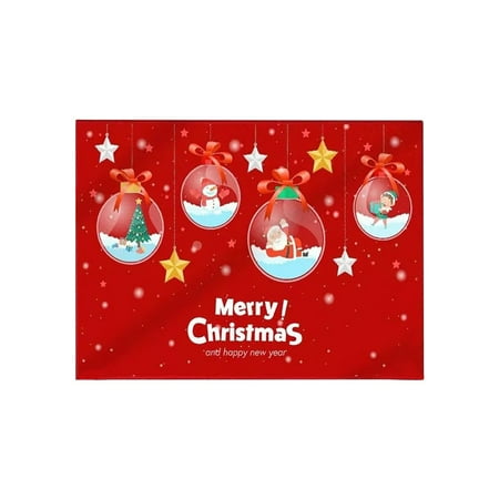 

Xinduolei Christmas Day Carpet Super Absorbent Microfiber Kitchen Mat Non Machine Washable Christmas Carpet for Floor Kitchen Bathroom Laundry Room Throw Knit Blanket Outlast Blanket Go Ask Your Dad