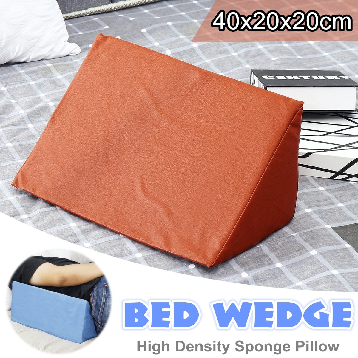 Acid Reflux Foam Bed Wedge Pillow Body Positioner Leg Elevation Back