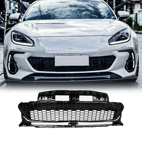 NINTE Mesh Grille for 2022 2023 2024 Subaru BRZ Replacement Gloss Black