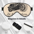thumbnail image 4 of Salouo Let The Adventure Begin Pattern Sleep Mask,Sleep Eye Mask & Blindfold Eye Sleep Shade Cover with Elastic Strap Soft Eye Cover Eyeshade for Night Sleeping Travel & Nap, 4 of 7