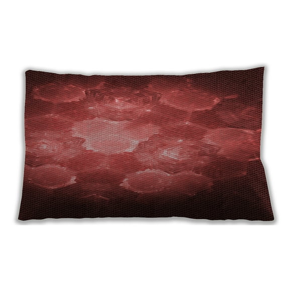 Ahgly Company Indoor Rectangular Contemporary Lumbar Throw Pillow, 13 inch by 19 inch