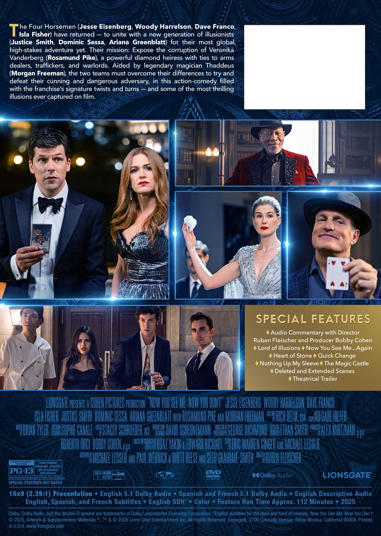 Now You See Me Now You Don't (DVD) Lionsgate, Thriller - Walmart.com