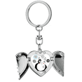thumbnail image 1 of Porte-clés Animal Mignon Chat Gras Porte-Cœur Aile d'Ange, 1 of 3