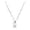 V, variant on Initial Necklaces for Women Silver Plated Letter Necklace Silver Name Necklace Initial Tag Pendant Necklaces for Women Trendy Silver Jewelry