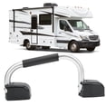 thumbnail image 4 of Poignée de Saisie pour VR, Poignée d'Assistance Pliable pour VR avec Poignée en EVA, Barre de Saisie Pliable pour VR, Quincaillerie de Porte d'Entrée en Alliage d'Aluminium pour Remorque de Véhicule Récréatif, 4 of 8