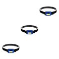 thumbnail image 1 of sweethay Linterna frontal LED Linterna de cabeza ajustable Lámpara de linterna con pilas Azul Type1 NO1, 1 of 6