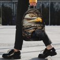 thumbnail image 2 of Disketp Noble Style Bald Eagle Mochila Escolar de 15 Pulgadas, Mochila Ligera para Estudiantes, Viajes y Trabajo, Cómoda y Resistente para el Uso Diario, 2 of 6